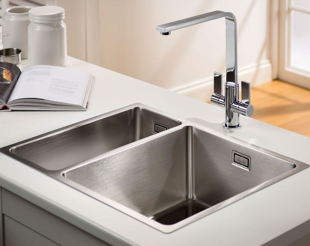 Matrix 1.5 bowl stainless steel undermount/inset sink, RH