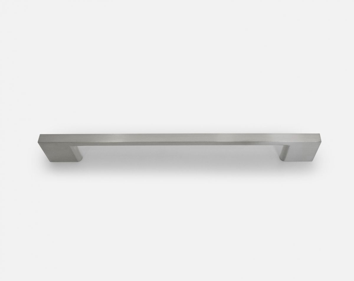 Slim T bar handle, brushed steel