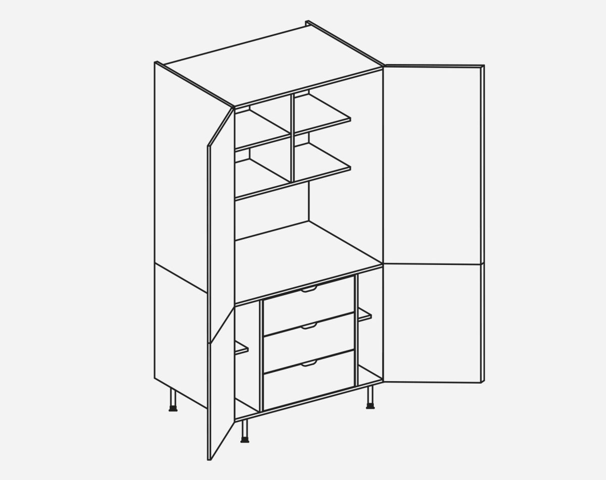 BUTLERS PANTRY OXFORD LIGHT GREY