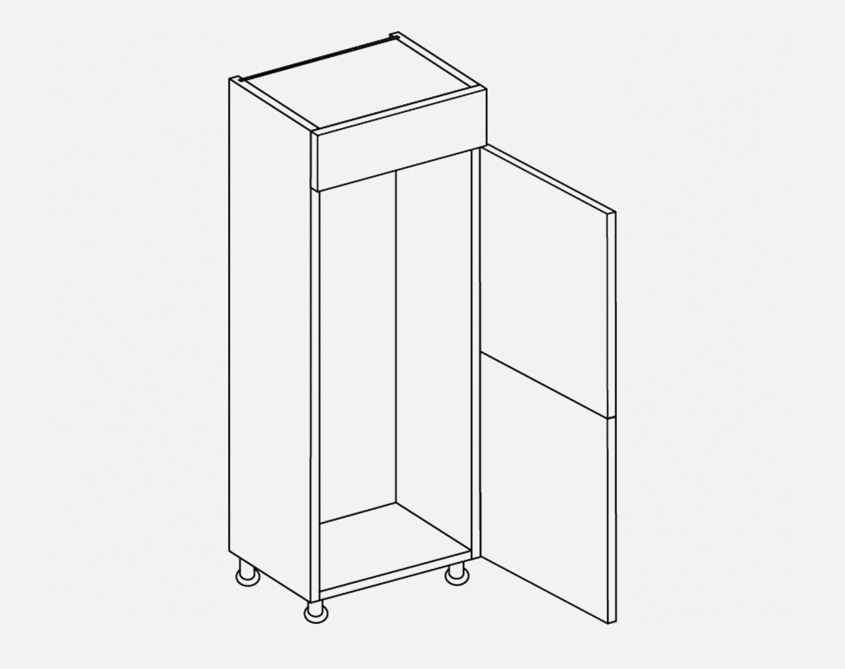 FRIDGE/FREEZER HOUSING OXFORD LIGHT GREY