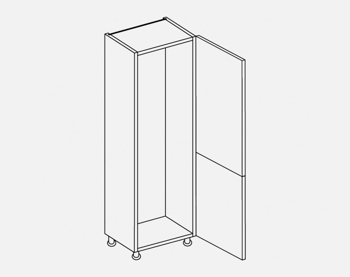 EX TALL F/FREEZER 70/30 LUCENTE GLOSS WHITE