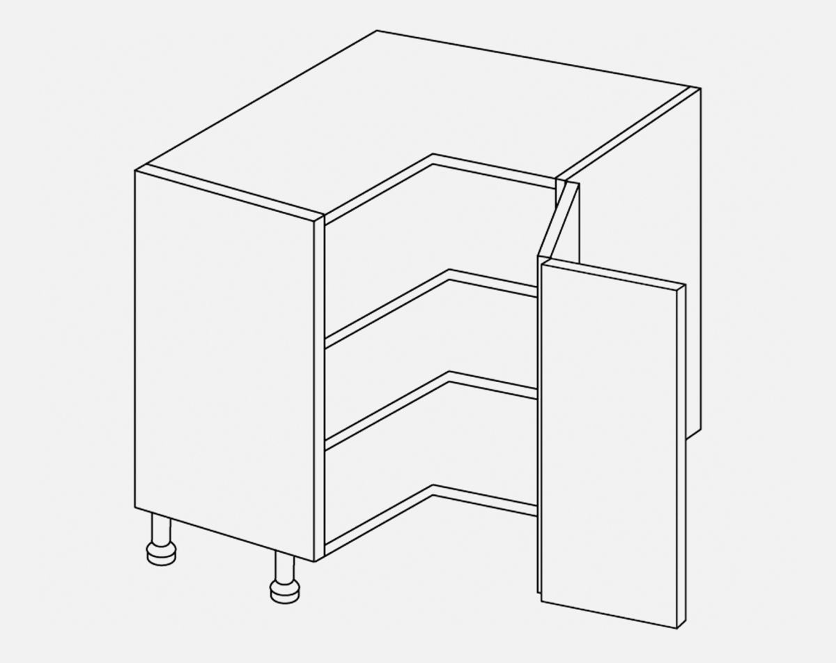 900MM CBASE 450MM DOOR STRATTO LIGHT GREY