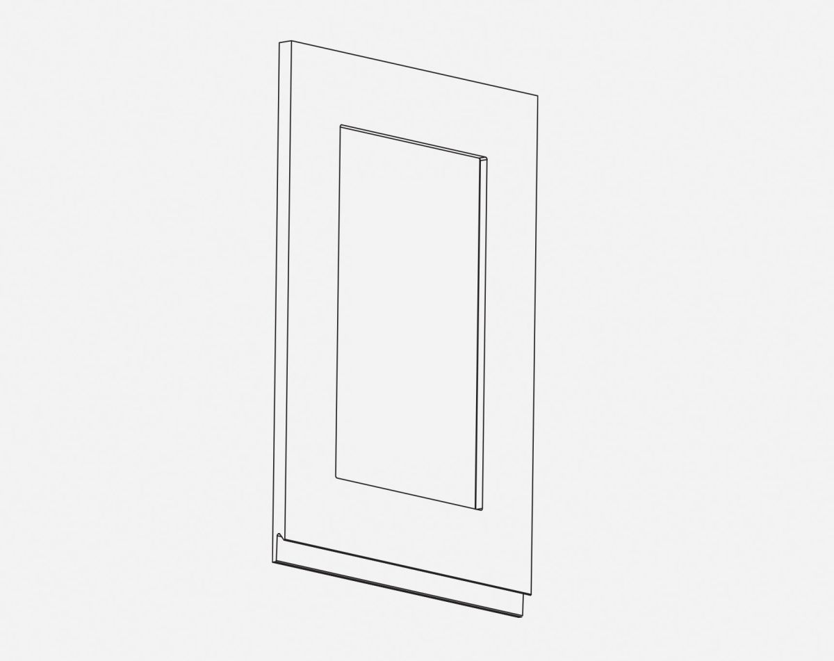 715X396 FRAME DOOR LUCENTE PRIMED