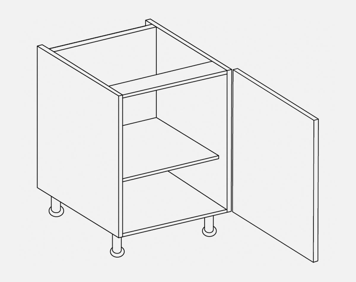 350MM BASE UNIT VIVO VERO GLOSS IVORY