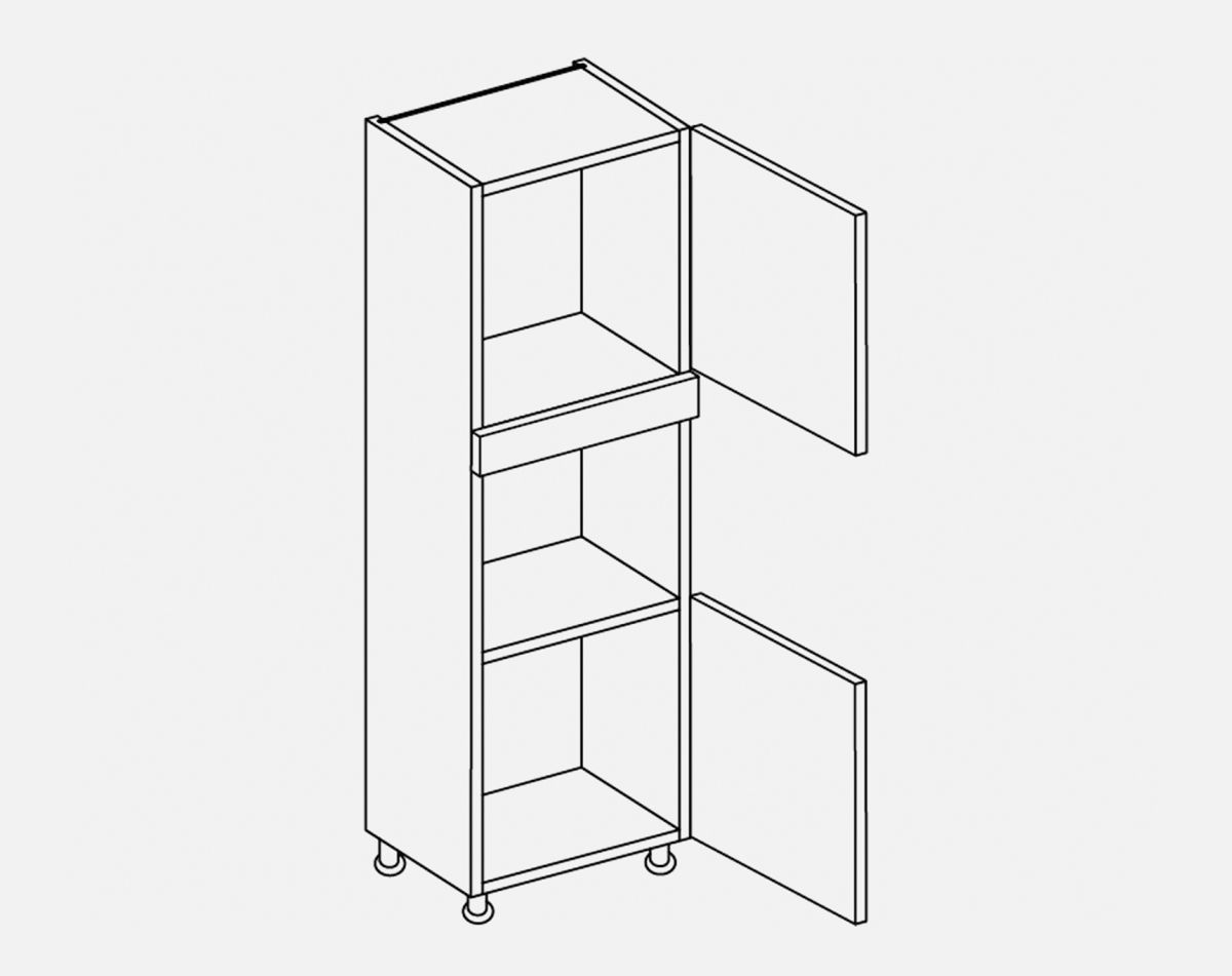 EX TALL SGLE OVEN HOUSING VIVO GLOSS CASHMERE