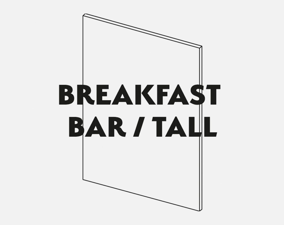 2400X900 B/BAR PANEL VIVO GLOSS WHITE