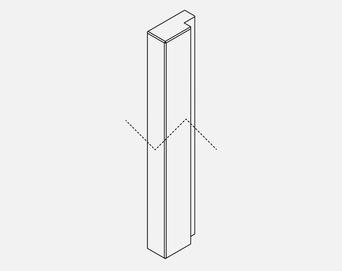CARTMEL CASHMERE 2400 STRAIGHT END PILLAR