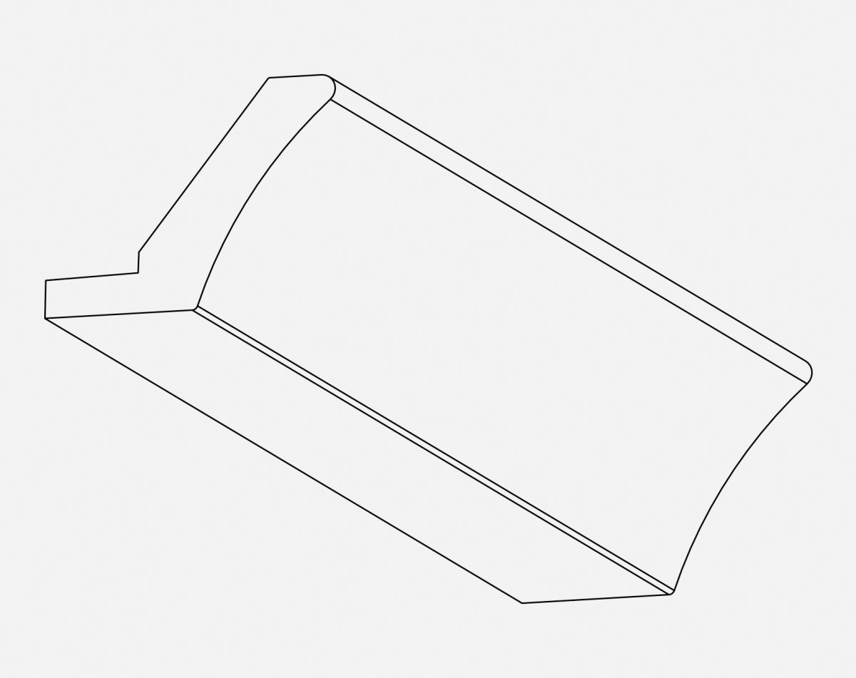 3000X80X100MM TANG CORN NEWMARKET PAINTED