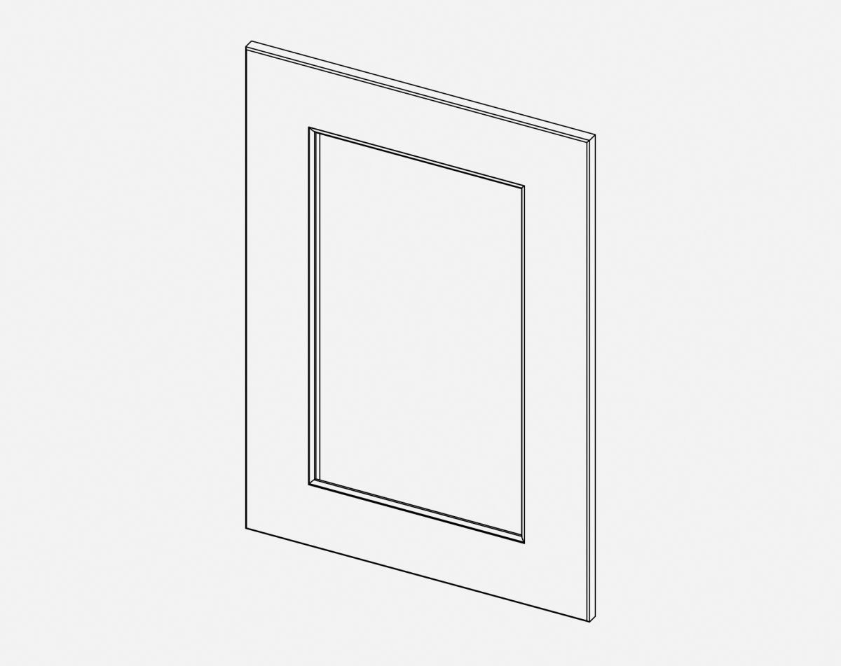 1060X496MM FRAME DOOR Windsor Overpainted