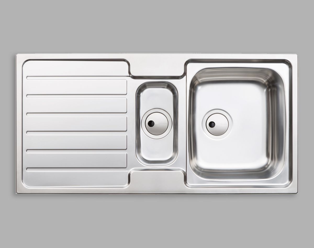 Neron 1.5 bowl stainless steel sink & drainer