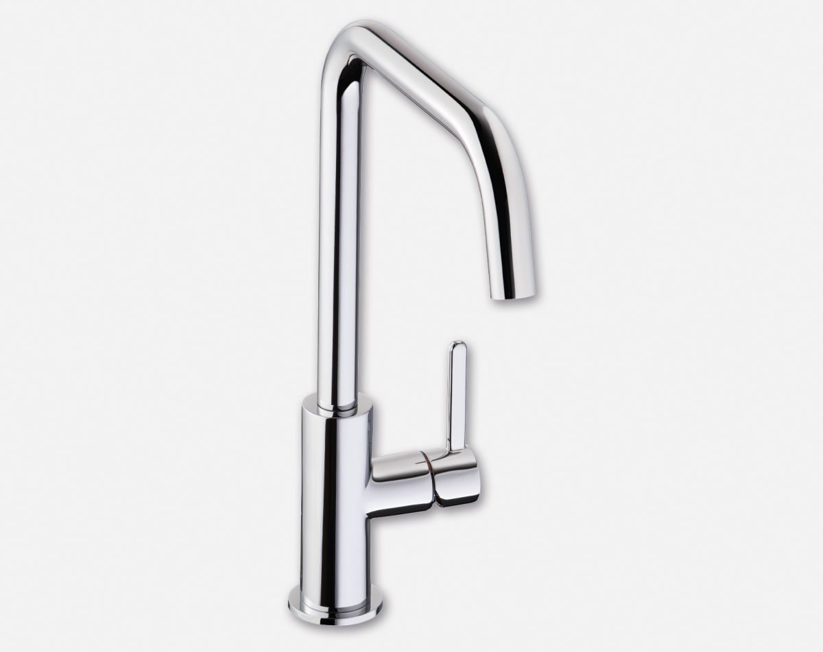 Althia single lever tap, chrome finish