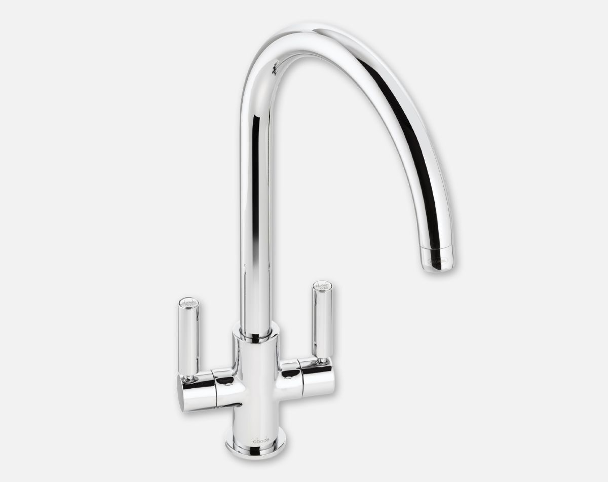 Globe dual lever tap, chrome finish