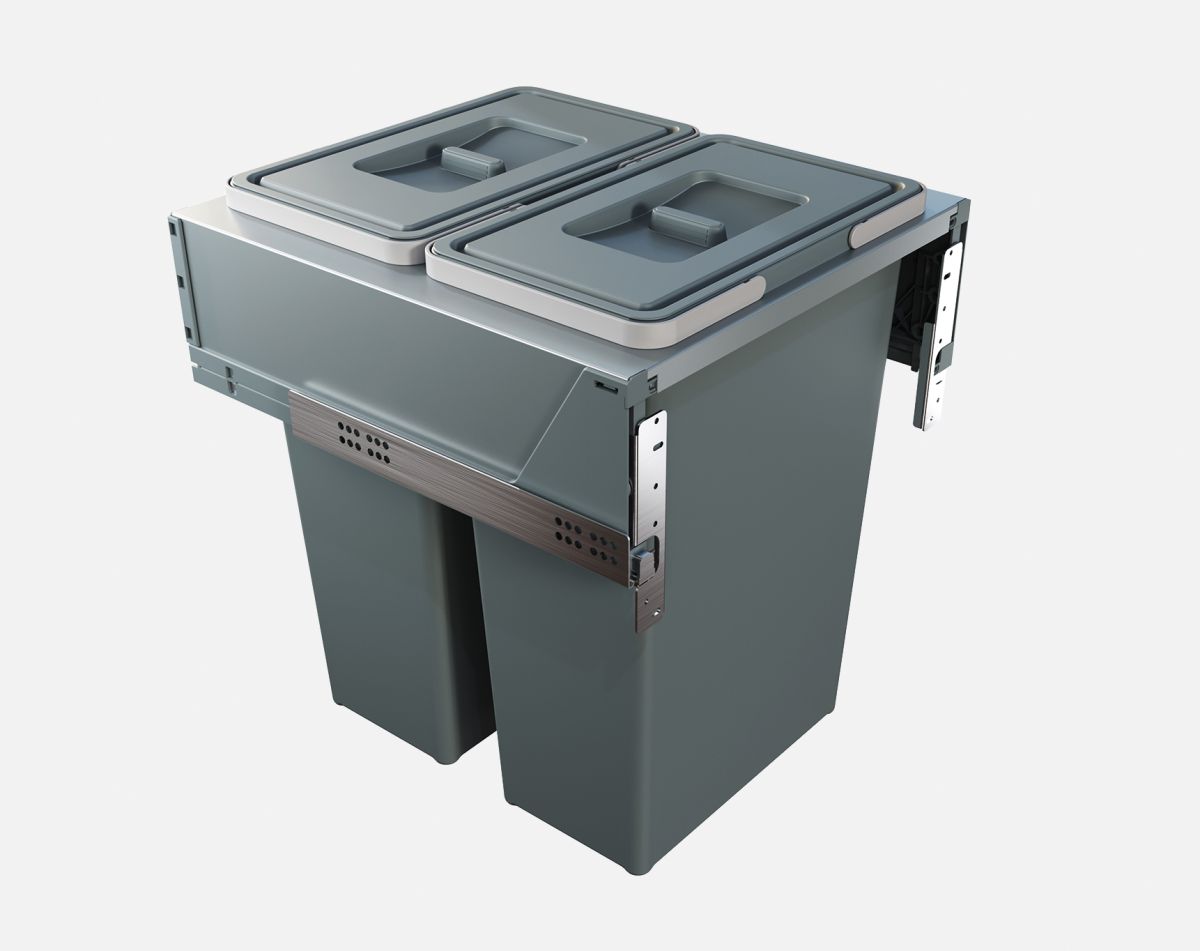 BLOCK 2.0  BIN 500mm DOUBLE BIN 35+35litres