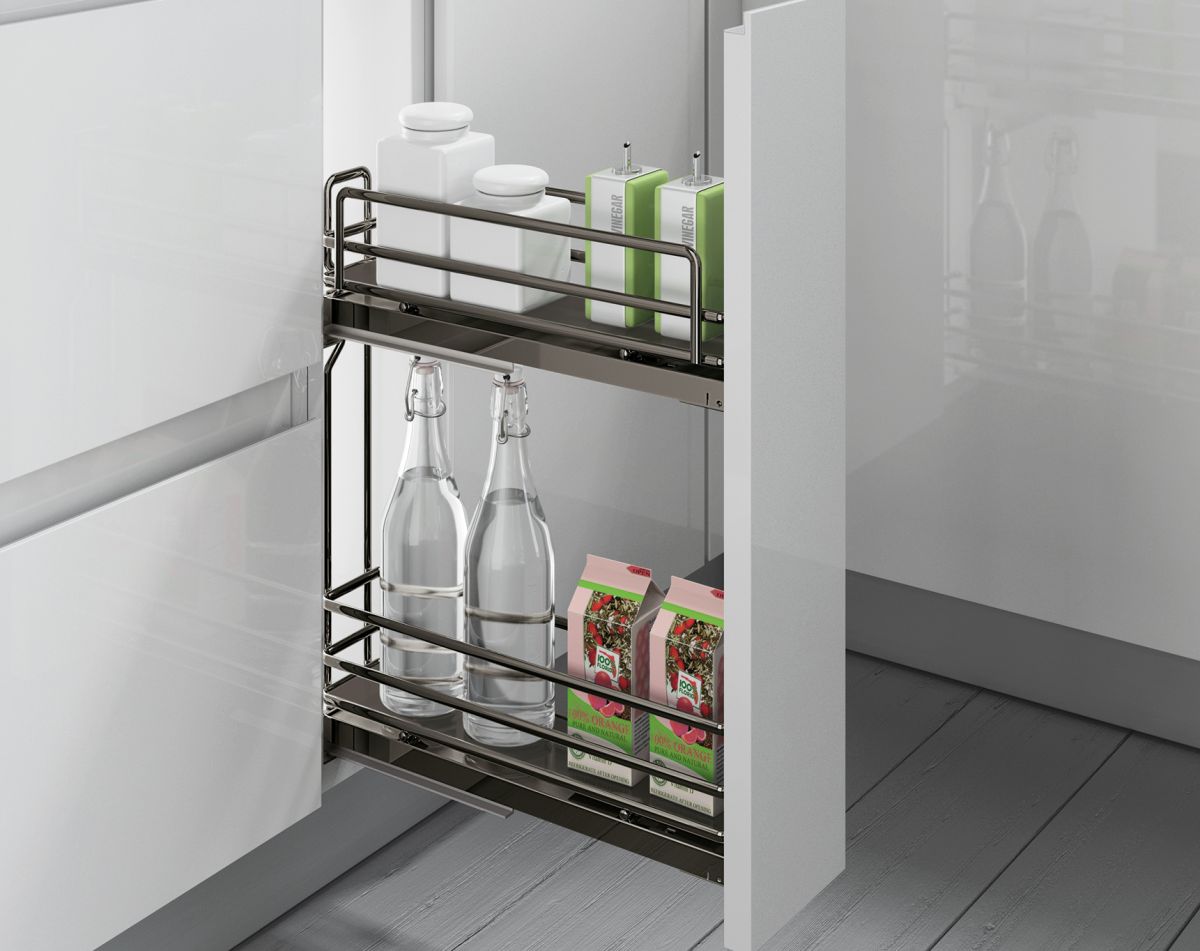 Elite pull out base unit, 150mm