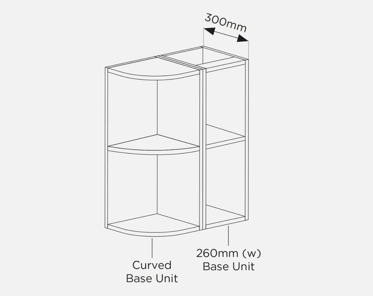 Curved Base Unit