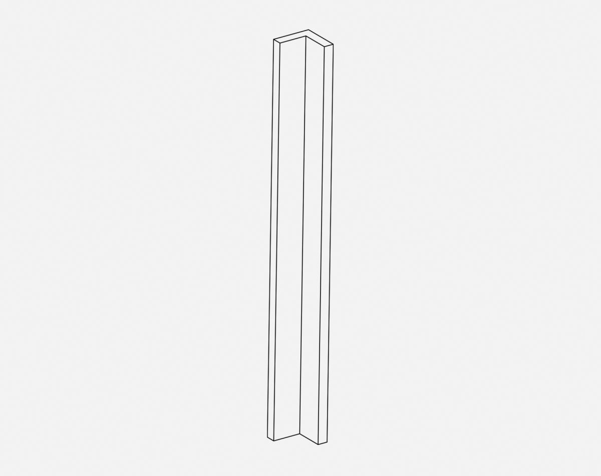 720X60X60MM CPOST SLAB  LUCENTE MATT WHITE