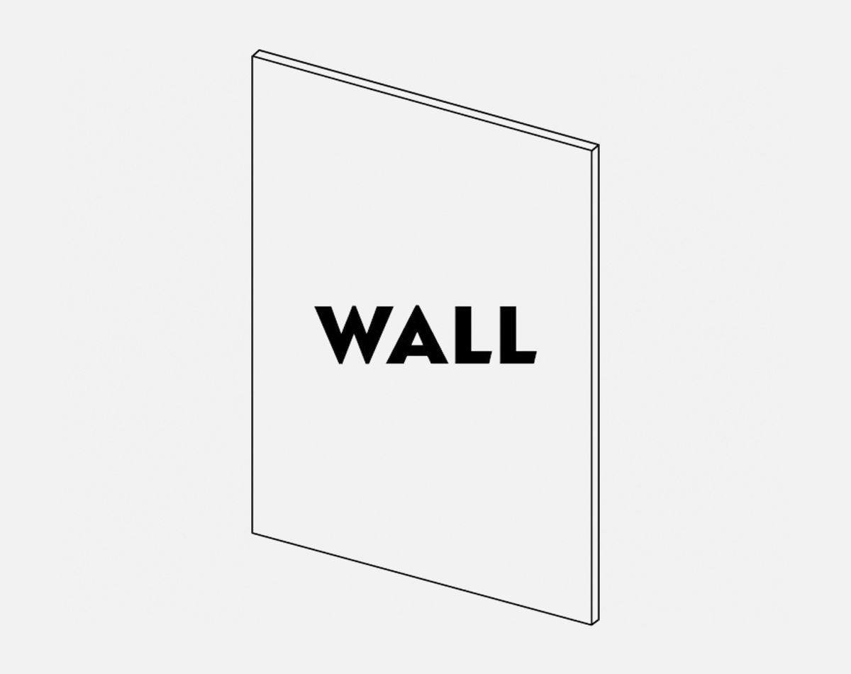 792X350 WALL END PANEL VIVO MATT CASHMERE