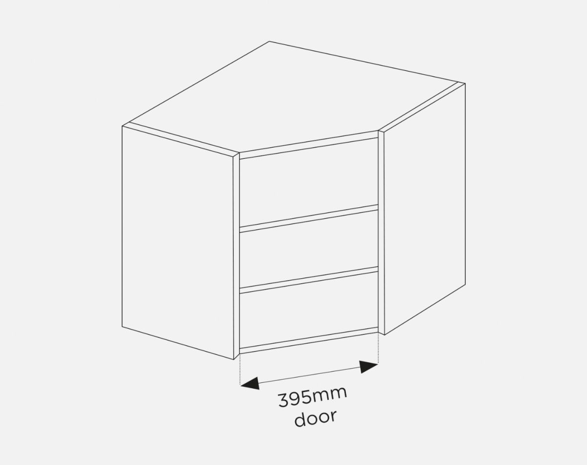 Splay Corner Wall Unit